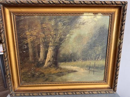 L.  HENRY
SOUS BOIS
Óleo sobre lienzo, firmado en 