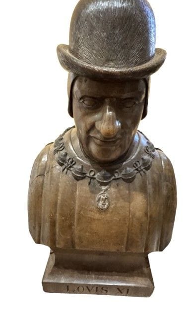Henri MEUNIER
Büste von Ludwig XI. aus geschnitzte