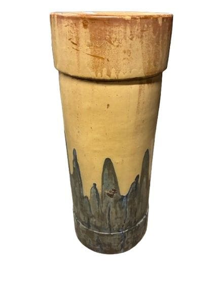 GREBER
Terracotta PLANTER with running glazes in s