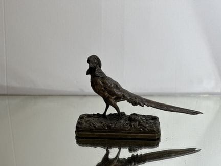 T.REDOUX
Hahn
Skulptur aus patinierter Bronze, auf