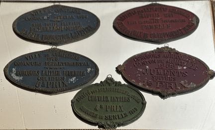 EIGHT AGRICULTURAL MEDALS AND CONTEST AWARDS made 