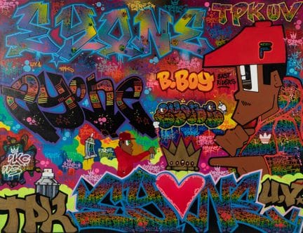 EYONE - UV/TPK (1976)
East riders
Pintura en aeros