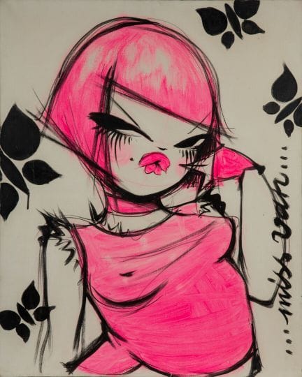 MISS VAN (1973)
Poupée rose, 2002
Acrylique sur to