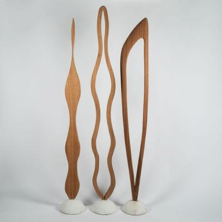 Pierre TRAVERSAT (XXI°)
Trois sculptures totem en 