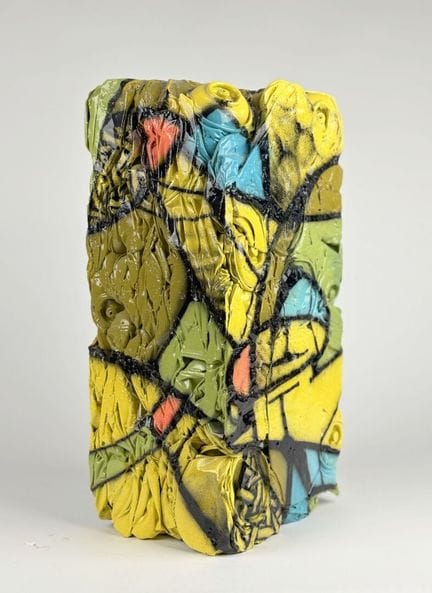RESO (1975)
Compression en jaune et bleu 
Techniqu