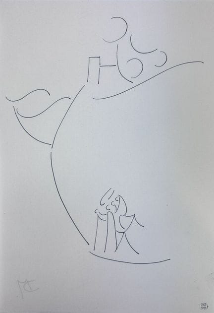 Dora MAAR (1907-1997)
Huida a Egipto
Rotulador sob
