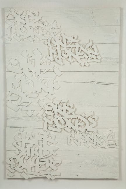 Loic MONDE (1985)
White Wood 5
Técnica mixta sobre