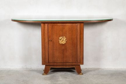 Jules LELEU (1883 - 1961)  
Mueble consola chapado