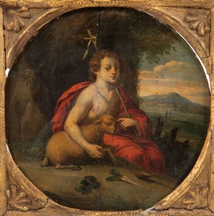 École française vers 1700 
Saint Jean Baptiste
Hui