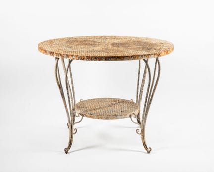 Mathieu MATEGOT en «De le goût de» 
Mesa de jardín