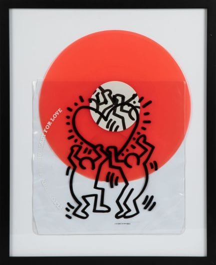 KEITH HARING (1958-1990), basado en 
Elton John «A