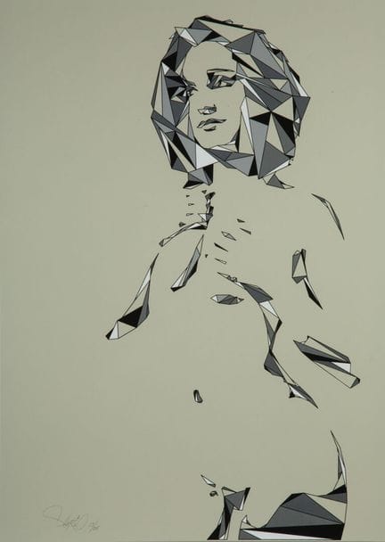 SHERIO (1980) 
Mademoiselle
Serigrafía firmada y n