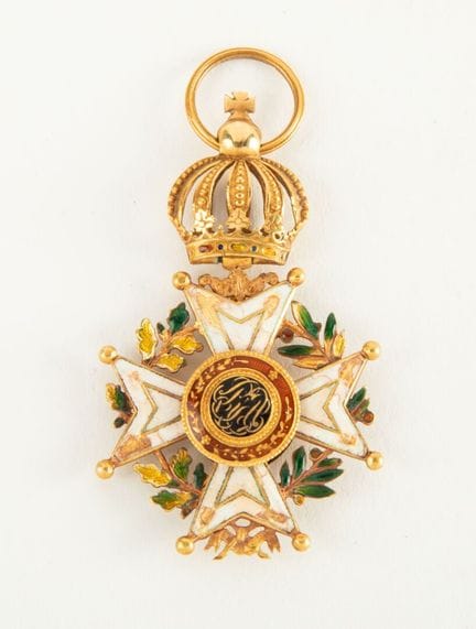 Schönes Abzeichen aus Gold (750 Tausendstel) des L