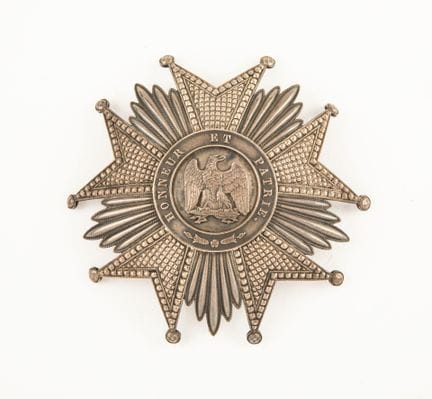 Wunderschöne Plakette eines Großoffiziers der Ehre