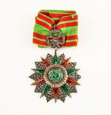 Schöner silberner Kommandeursstern des Ordens „Nic