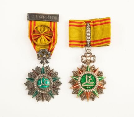 Set zum tunesischen Orden „Nichan el Iftikar“ aus 