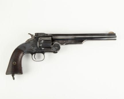 Revolver Smith &amp; Wesson n. 3 Old Model a canna