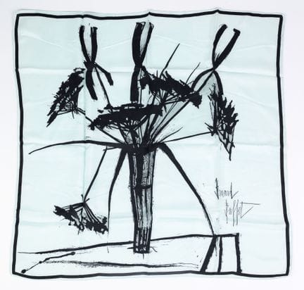 Según Bernard BUFFET.
Pañuelo de seda con un motiv