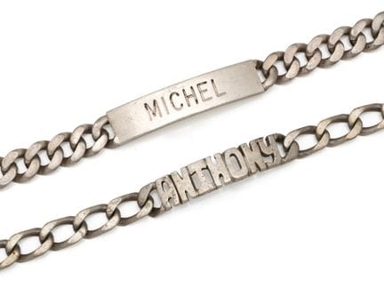 Lot en argent 800 millièmes, composé de 2 bracelet