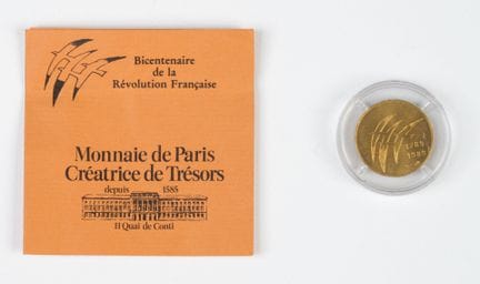 Monnaie de Paris - médaille bicentenaire Révolutio