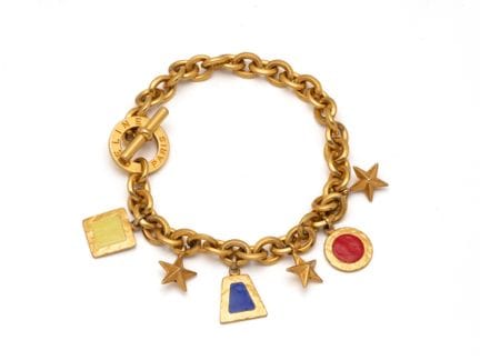 CELINE PARIS
Collier ras de cou articulé en métal 