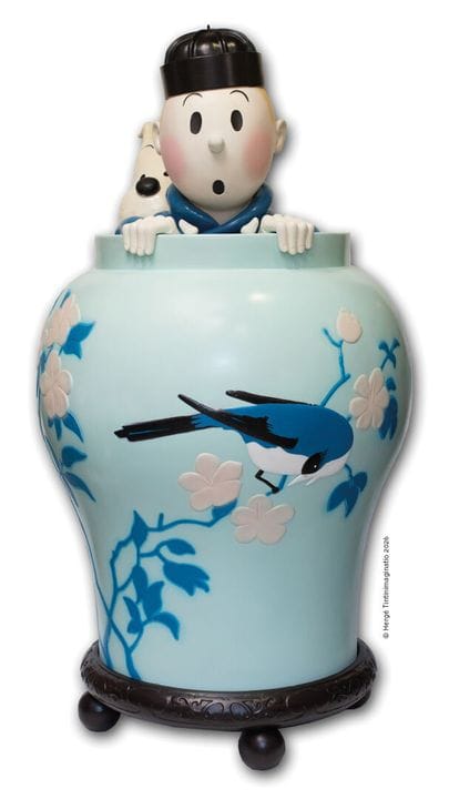Hergé
HERGÉ
TINTÍN
Jarra de Tintín «Lotus bleu»
So