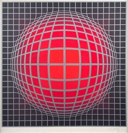 Victor Vasarely (1906, Pécs - 1997, Paris) (F)
Veg