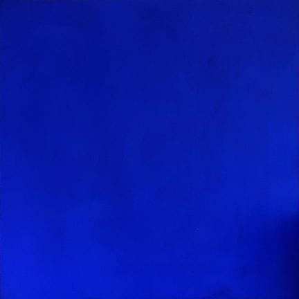 Azul, acrílico sobre lienzo, 160 x 160 cm, fechado