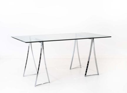 Ghyczy + Co, table à manger, Pays-Bas
Acier, verre
