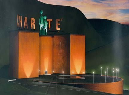 Thomas Huber (1955, Zurich) (F)
Charité, estampe s