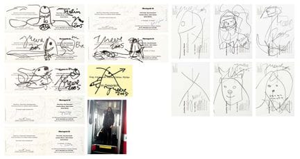 Jonathan Meese (1970 Tokyo) (F)
15 pièces, lot d'i