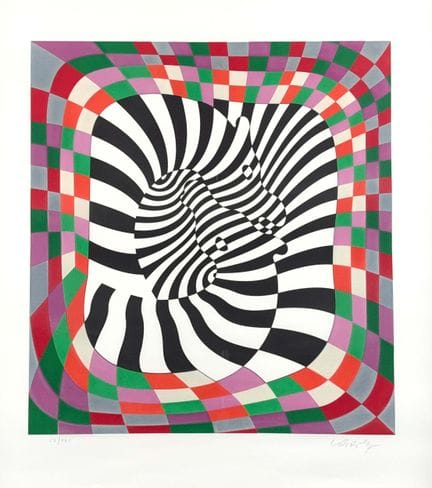 Victor Vasarely (1906, Pécs - 1997, Paris) (F)
Zeb