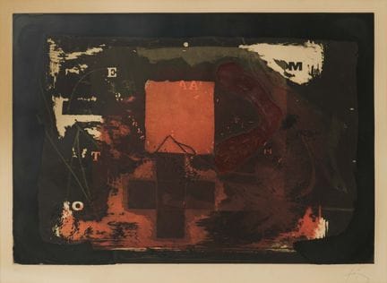 Antoni Tàpies (1923 Barcelone - 2012 ibidem) (F)
'