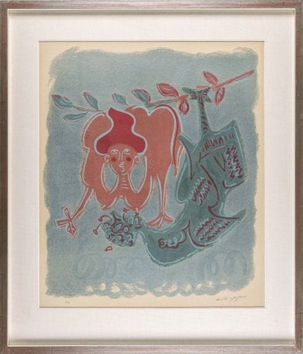 Sans titre, lithographie en couleurs sur papier à 