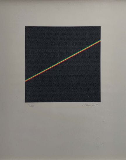 20/21世纪匿名艺术家
无题，彩色石版画，署名，标注1984年，编号4/200，尺寸约50 × 3