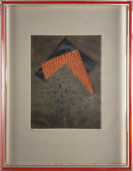 亚瑟·路易斯·皮扎（1928年圣保罗—2017年巴黎）（F）
《幻象》，干刻版画，署名，编号86/9