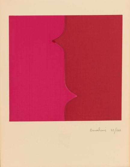 Agostino Bonalumi (1935 Vimercate/Italie - 2013 De