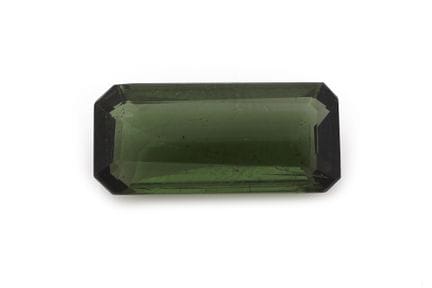 Loose tourmaline , approx. 3.93 ct, octagonal trap
