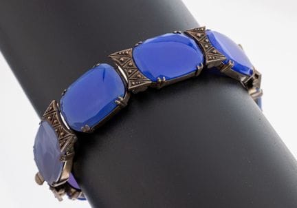 Art Deco agate-bracelet, Idar-Oberstein, 1930s , 9