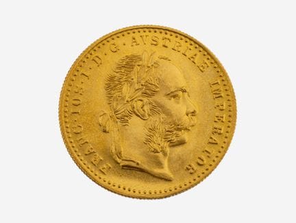 Moneda de oro, 1 ducado, 1915, Austria-Hungría, Fr