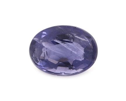 Iolite sfusa, circa 1,17 ct, sfaccettata a forma o