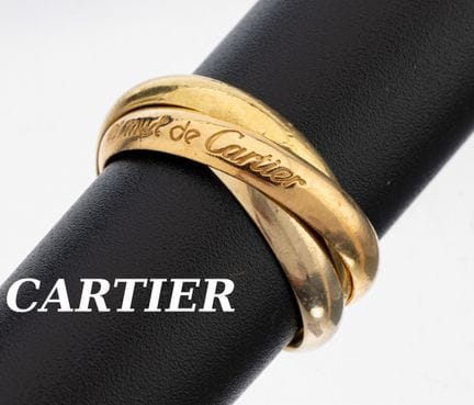 Anillo «Must de CARTIER» de oro de 18 quilates, GG