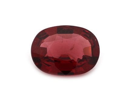 Loose rhodolite , approx. 2.48 ct, oval bevelled, 