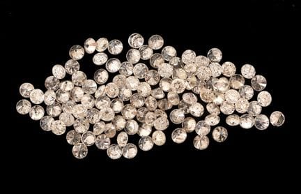 Lot loose brilliants , total approx. 1.00 ctWessel