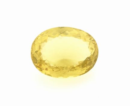 Lemoncitrino sfuso, circa 45,29 ct, sfaccettato a 