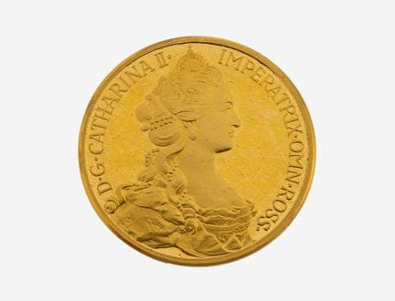 Medal, Numis Mundi , YG 999/000, Catharina II., ap