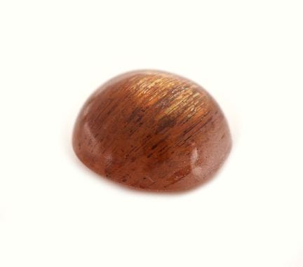 Pietra del sole sfusa, 3,72 ct, cabochon ovale, co