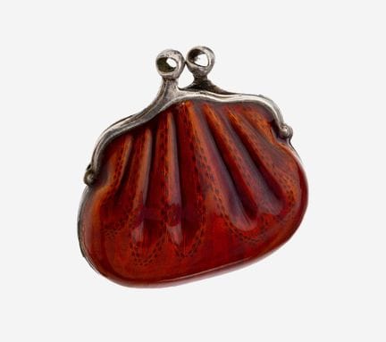 Extraordinary pendant, Italy, 1980s , 800 silver, 