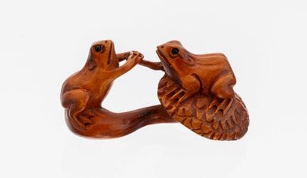 Netsuke, Japón, mediados del siglo XX, representac