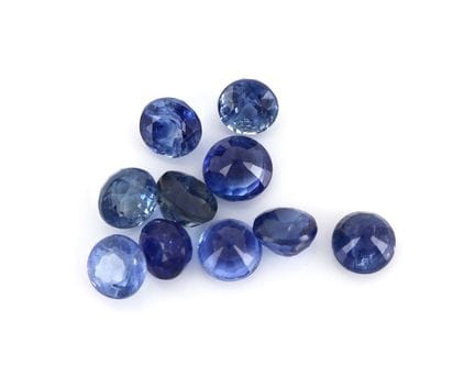 Lot 10 loose sapphires , total approx. 2.75 ct, ro